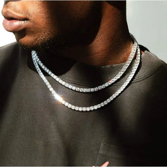 Men’s 4mm Tennis Chain Necklace