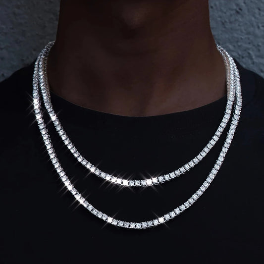 Men’s 4mm Tennis Chain Necklace