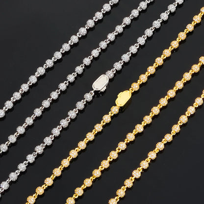 4mm Diamond Bead Bracelet