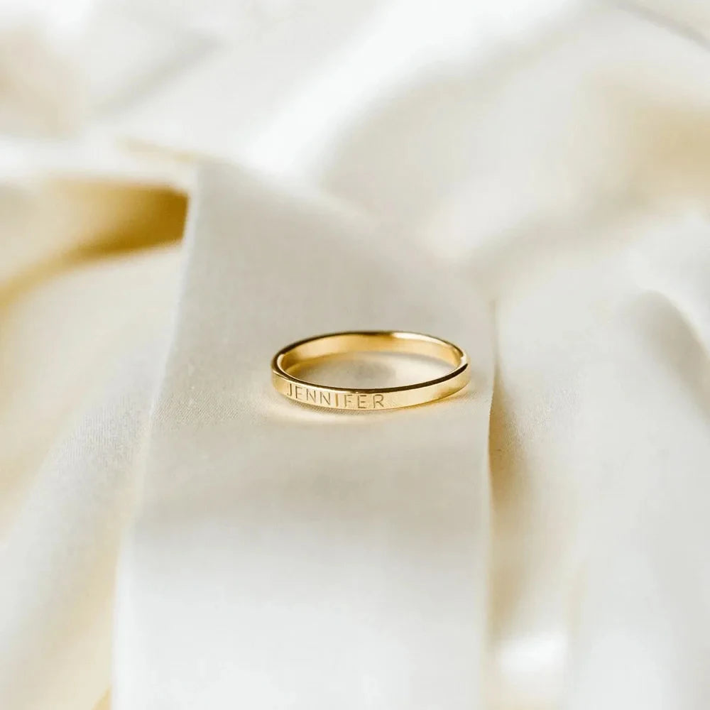 Personalized Stainless Steel Ring