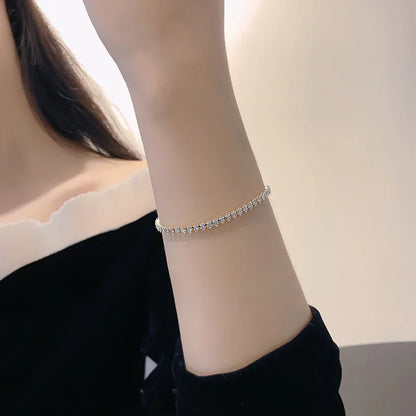 Marquise Crystal Tennis Bracelet