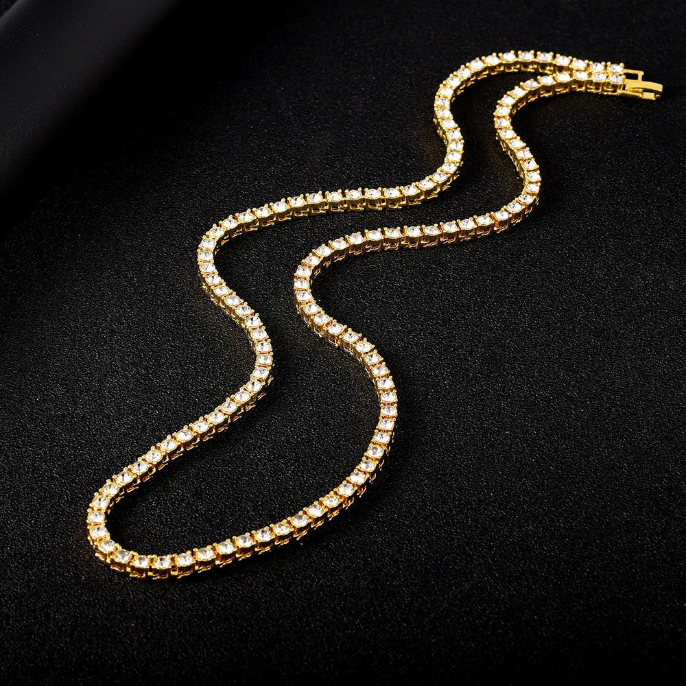 Men’s 4mm Tennis Chain Necklace