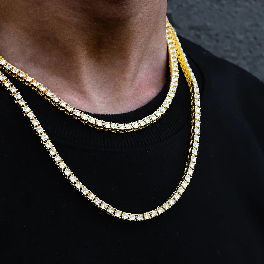 Men’s 4mm Tennis Chain Necklace