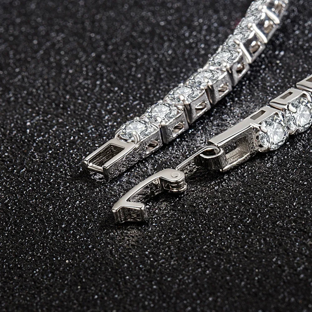 S925 Sterling Silver Tennis Bracelet