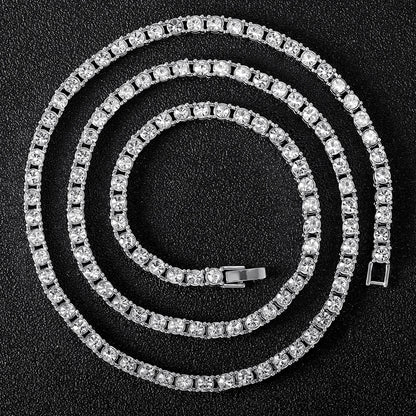 Men’s 4mm Tennis Chain Necklace
